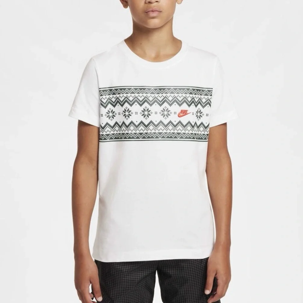 Nike Sportswear Fair Isle Crewneck T-Shirt Big Kids Unisex